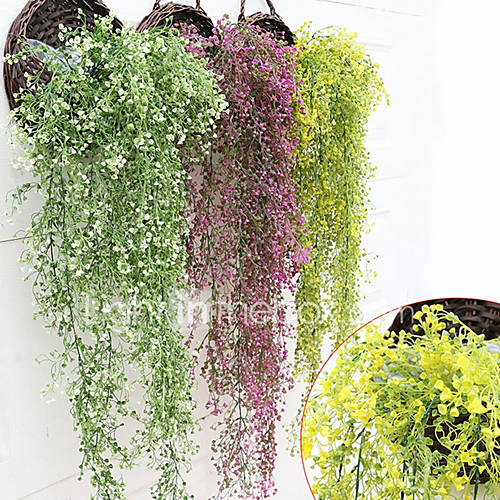 Kunstbloemen 1 Tak Pastoraal Stijl Planten Mand Met Bloemen huismerk kopen in de aanbieding