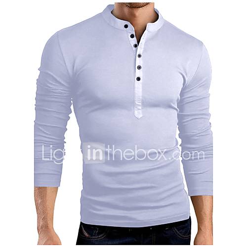 Heren Standaard T Shirt Katoen Effen Opstaand Slank Grijs Xl Lange Mouw Lente Herfst huismerk kopen in de aanbieding Heren Standaard T Shirt Katoen Effen Opstaand Slank Grijs Xl Lange Mouw Lente Herfst huismerk kopen in de aanbieding