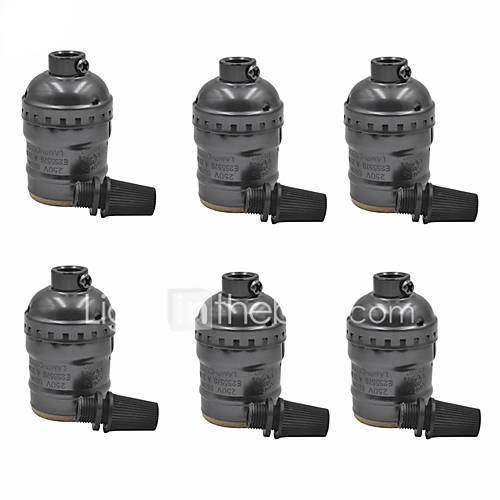 E26 E27 Lampvoet Licht Socket 6 Stks Metalen Shell Lamphouder Voor Lamp Of Armatuur Vervanging Vintage Industriele Stijl Diy Projecten huismerk kopen in de aanbieding E26 E27 Lampvoet Licht Socket 6 Stks Metalen Shell Lamphouder Voor Lamp Of Armatuur Vervanging Vintage Industriele Stijl Diy Projecten huismerk kopen in de aanbieding