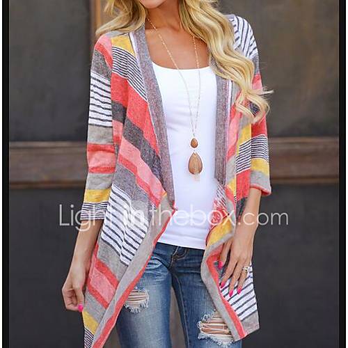 Dames Bloemen Lange Mouw Normaal Vest Diepe Je Hals Lente Herfst Blauw Rood M L Xl huismerk kopen in de aanbieding