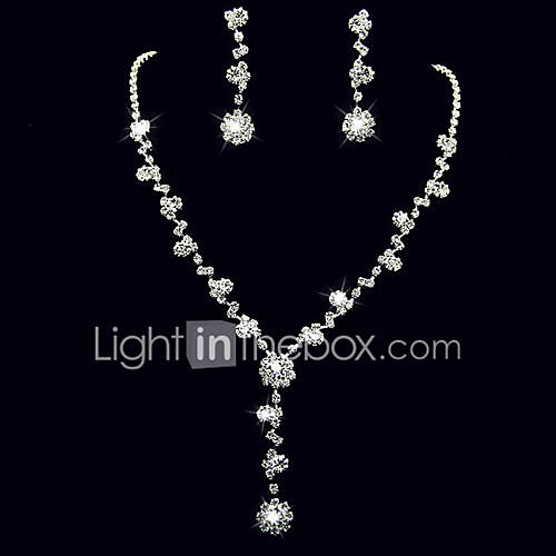 Dames Sieraden Set Drop Omvatten Wit Voor Bruiloft Feest Vuosipaiva Verjaardag huismerk kopen in de aanbieding