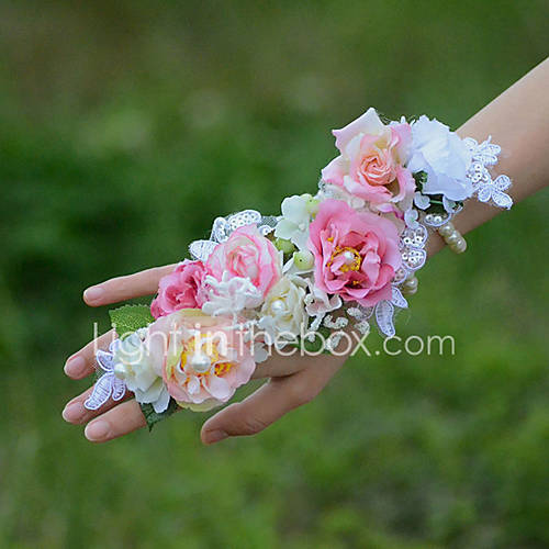 Bruidsboeketten Pols Corsage Bruiloft Katoen 197 Circa 5Cm huismerk kopen in de aanbieding