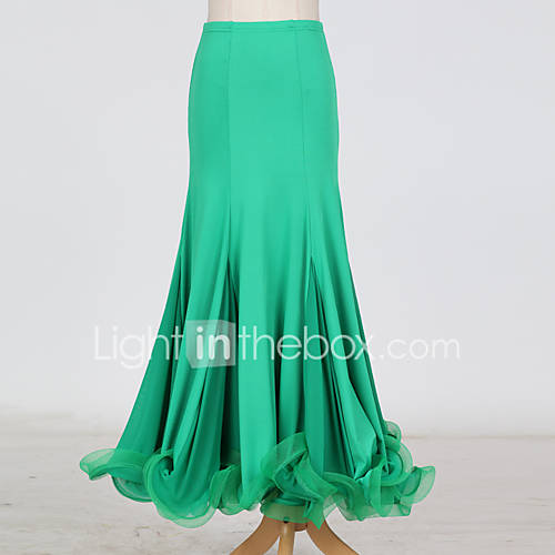 Ballroomdansen Dames Prestatie Tule Melkvezel Ruches Natuurlijk Rokken huismerk kopen in de aanbieding