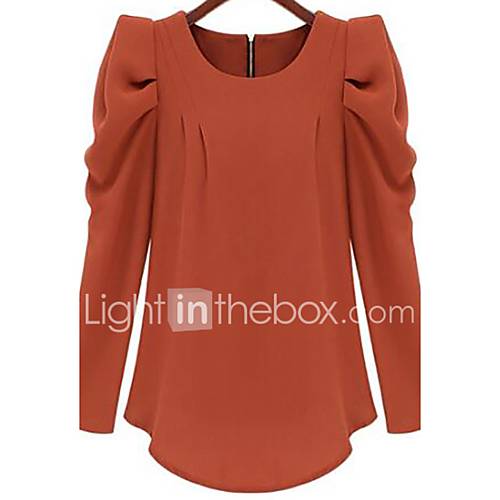Dames Blouse Effen Zwart M Herfst huismerk kopen in de aanbieding