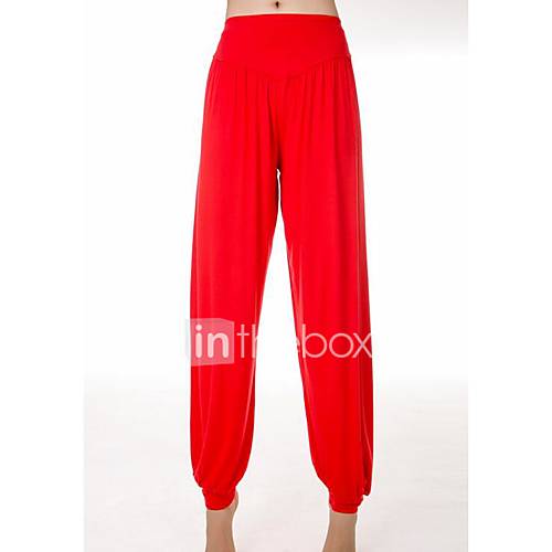 Dames Street Chic Grote Maten Ruimvallend Breedbeen Broek Effen Wijn huismerk kopen in de aanbieding