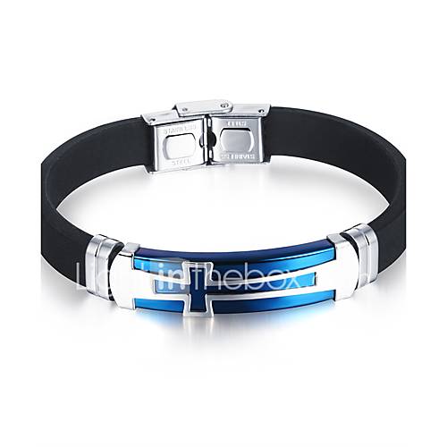 Heren Armband Titanium Staal Gepersonaliseerde Simpele Stijl Modieus Hip Hop Armbanden Sieraden Zwart Blauw Voor Verjaardag Lahja Dagelijks Causaal Straat huismerk kopen in de aanbieding Heren Armband Titanium Staal Gepersonaliseerde Simpele Stijl Modieus Hip Hop Armbanden Sieraden Zwart Blauw Voor Verjaardag Lahja Dagelijks Causaal Straat huismerk kopen in de aanbieding