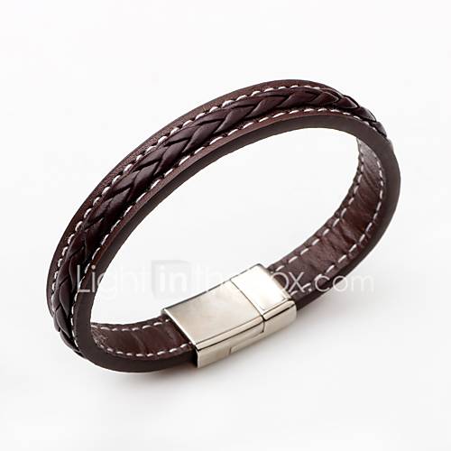 Dames Lederen Armbanden Leder Punk Simpele Stijl Modieus Sieraden Zwart Bruin Voor Causaal huismerk kopen in de aanbieding Dames Lederen Armbanden Leder Punk Simpele Stijl Modieus Sieraden Zwart Bruin Voor Causaal huismerk kopen in de aanbieding