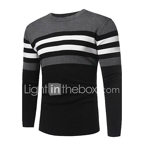 Heren Dagelijks Uitgaan Weekend Street Chic Effen Gestreept Kleurenblok Lange Mouw Slank Normaal Pullover Ronde Hals Herfst Winter Kasjmier Marineblauw Wijn Lichtgrijs Xl Xxl Xxxl huismerk kopen in de aanbieding Heren Dagelijks Uitgaan Weekend Street Chic Effen Gestreept Kleurenblok Lange Mouw Slank Normaal Pullover Ronde Hals Herfst Winter Kasjmier Marineblauw Wijn Lichtgrijs Xl Xxl Xxxl huismerk kopen in de aanbieding