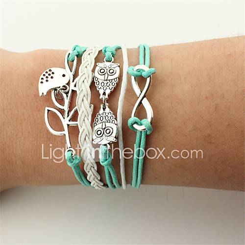 Heren Dames Wikkelarmbanden Lederen Armbanden Leder Uil Oneindigheid Vintage Bohemien Modieus Sieraden Groen Voor Feest Verjaardag Lahja huismerk kopen in de aanbieding Heren Dames Wikkelarmbanden Lederen Armbanden Leder Uil Oneindigheid Vintage Bohemien Modieus Sieraden Groen Voor Feest Verjaardag Lahja huismerk kopen in de aanbieding
