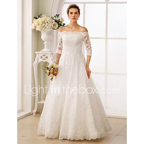 A Lijn Schouderafhangend Tot De Grond Kant Tule Lace Over Tulle Op Maat Gemaakte Trouwjurken Met Kralen Ruches Door Lan Ting Bride Illusie huismerk kopen in de aanbieding A Lijn Schouderafhangend Tot De Grond Kant Tule Lace Over Tulle Op Maat Gemaakte Trouwjurken Met Kralen Ruches Door Lan Ting Bride Illusie huismerk kopen in de aanbieding