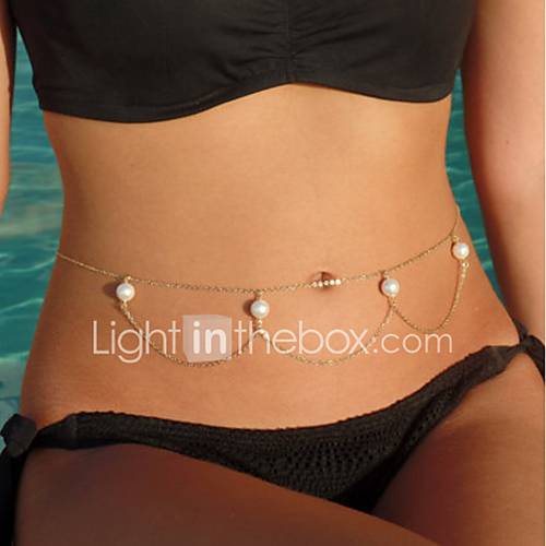 Buikketting Dames Modieus Goud Lichaamssieraden Voor Strand Bikini huismerk kopen in de aanbieding