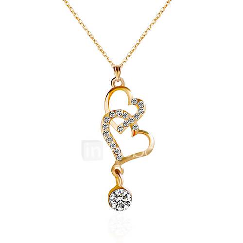 Dames Choker Kettingen Hangertjes Ketting Hart Goud Sieraden Voor Feest Dagelijks huismerk kopen in de aanbieding