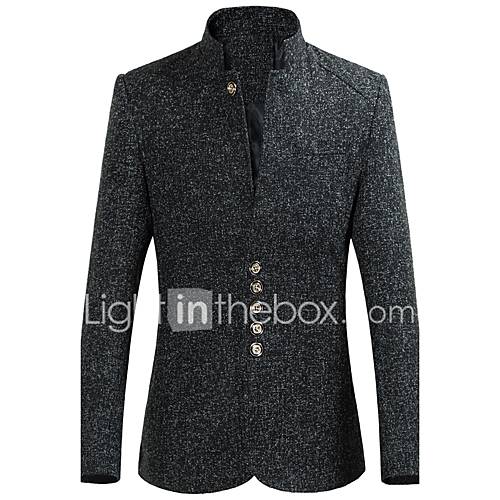 Heren Causaal Werk Vintage Street Chic Lente Herfst Grote Maten Normaal Blazer Effen Opstaand Lange Mouw Polyester Marineblauw Grijs Wijn 4Xl Xxxxxl Xxxxxxl Slank huismerk kopen in de aanbieding Heren Causaal Werk Vintage Street Chic Lente Herfst Grote Maten Normaal Blazer Effen Opstaand Lange Mouw Polyester Marineblauw Grijs Wijn 4Xl Xxxxxl Xxxxxxl Slank huismerk kopen in de aanbieding