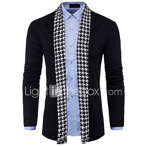 Heren Dagelijks Effen Lange Mouw Lang Vest V Hals Herfst Zwart Grijs L Xl Xxl huismerk kopen in de aanbieding Heren Dagelijks Effen Lange Mouw Lang Vest V Hals Herfst Zwart Grijs L Xl Xxl huismerk kopen in de aanbieding