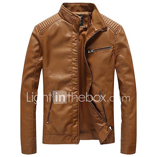 Heren Dagelijks Lente Herfst Winter Grote Maten Normaal Jack Effen Opstaand Lange Mouw Pu Kameel Marineblauw Leger Groen Xxxl 4Xl Xxxxxl huismerk kopen in de aanbieding Heren Dagelijks Lente Herfst Winter Grote Maten Normaal Jack Effen Opstaand Lange Mouw Pu Kameel Marineblauw Leger Groen Xxxl 4Xl Xxxxxl huismerk kopen in de aanbieding