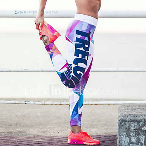 Dames Print Legging Kleurenblok huismerk kopen in de aanbieding Dames Print Legging Kleurenblok huismerk kopen in de aanbieding