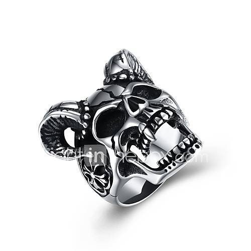 Heren Statement Ring Roestvast Staal Schedel Klassiek Rock Hip Hop Modieuze Ringen Sieraden Zilver Voor Ceremonie Club 8 9 10 11 12 huismerk kopen in de aanbieding Heren Statement Ring Roestvast Staal Schedel Klassiek Rock Hip Hop Modieuze Ringen Sieraden Zilver Voor Ceremonie Club 8 9 10 11 12 huismerk kopen in de aanbieding