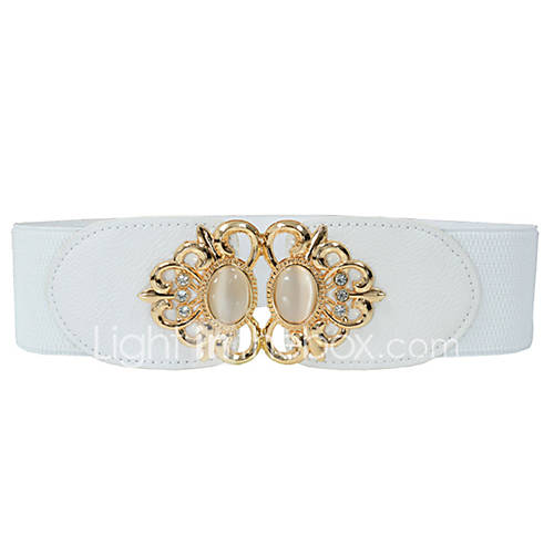 Dames Onregelmatige Stijl Legering Effen Skinny Riem Pu Rayon huismerk kopen in de aanbieding Dames Onregelmatige Stijl Legering Effen Skinny Riem Pu Rayon huismerk kopen in de aanbieding