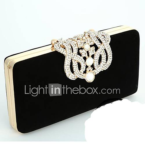 Dames Tassen Polyesteri Avondtasje Knopen Zwart Licht Paars huismerk kopen in de aanbieding