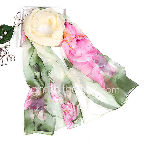 Dames Print Chiffon Rechthoekig Alle Seizoenen huismerk kopen in de aanbieding Dames Print Chiffon Rechthoekig Alle Seizoenen huismerk kopen in de aanbieding