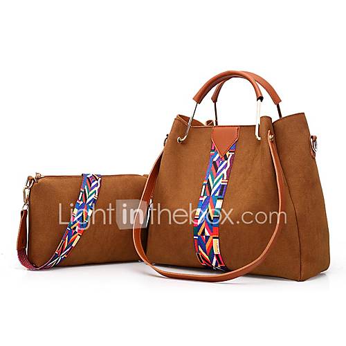 Dames Tassen Pu Zak Set 2 Stuks Purse Rits Blozend Roze Grijs Bruin huismerk kopen in de aanbieding