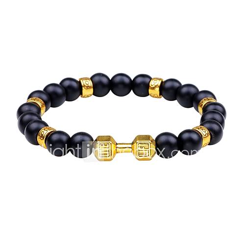 Heren Obsidiaan Kralenarmband Heel Simpel Armbanden Sieraden Goud Zilver Voor Dagelijks Carnaval huismerk kopen in de aanbieding Heren Obsidiaan Kralenarmband Heel Simpel Armbanden Sieraden Goud Zilver Voor Dagelijks Carnaval huismerk kopen in de aanbieding