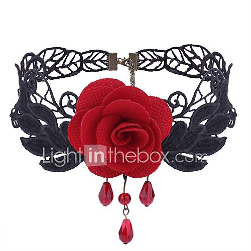 Dames Synthetische Amethist Choker Kettingen Kant Bloem Zoet Modieus Zwart Rood Sieraden 1 Voor Dagelijks Cosplay Kostuums huismerk kopen in de aanbieding Dames Synthetische Amethist Choker Kettingen Kant Bloem Zoet Modieus Zwart Rood Sieraden 1 Voor Dagelijks Cosplay Kostuums huismerk kopen in de aanbieding