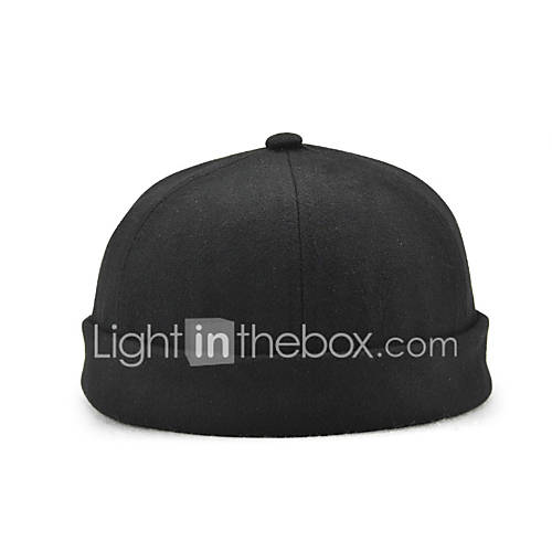 Unisex Actief Katoeneffen Beanie Slouchy Donkergrijs Beige Grijs huismerk kopen in de aanbieding