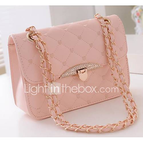 Dames Tassen Pu Crossbodytas Knopen Beige Paars Fuchsia huismerk kopen in de aanbieding