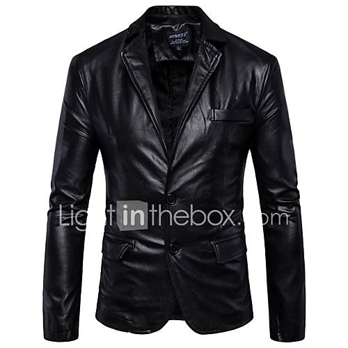 Heren Werk Street Chic Normaal Leren Jacks Effen Overhemdkraag Lange Mouw Pu Bruin Zwart Xxxl 4Xl Xxxxxl huismerk kopen in de aanbieding Heren Werk Street Chic Normaal Leren Jacks Effen Overhemdkraag Lange Mouw Pu Bruin Zwart Xxxl 4Xl Xxxxxl huismerk kopen in de aanbieding