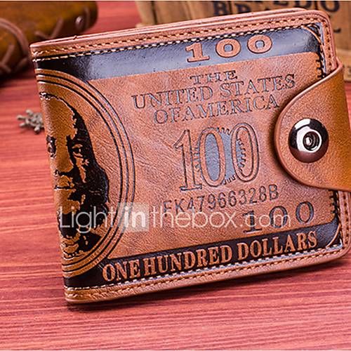 Heren Tassen Pu Portomonnees Knopen Geometrisch Koffie huismerk kopen in de aanbieding