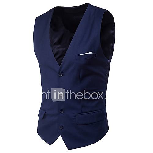 Heren Dagelijks Lente Kort Vest Effen V Hals Mouwloos Polyester Klassieke Stijl Licht Blauw Lichtgrijs Marine 4Xl Xxxxxl Xxxxxxl huismerk kopen in de aanbieding Heren Dagelijks Lente Kort Vest Effen V Hals Mouwloos Polyester Klassieke Stijl Licht Blauw Lichtgrijs Marine 4Xl Xxxxxl Xxxxxxl huismerk kopen in de aanbieding