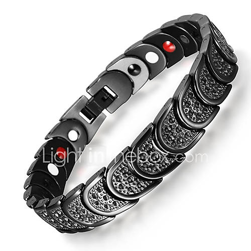 Heren Armbanden Met Ketting En Sluiting Hologramarmband Magnetische Armband Roestvast Staal Sieraden Zwart Voor Causaal Dagelijks huismerk kopen in de aanbieding Heren Armbanden Met Ketting En Sluiting Hologramarmband Magnetische Armband Roestvast Staal Sieraden Zwart Voor Causaal Dagelijks huismerk kopen in de aanbieding