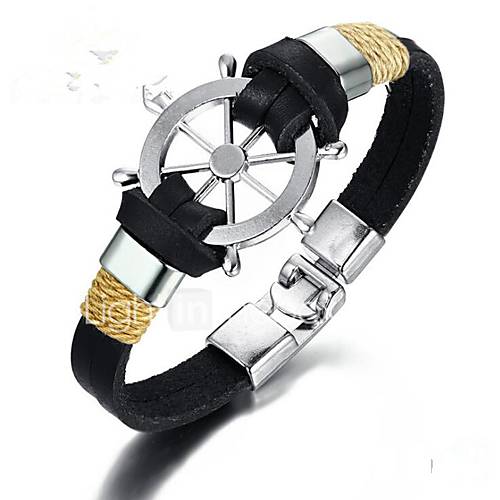 Heren Meetkundig Bangles Lederen Armbanden Roestvast Staal Leder Vintage Schots Sieraden Zwart Bruin Voor Lahja Dagelijks huismerk kopen in de aanbieding Heren Meetkundig Bangles Lederen Armbanden Roestvast Staal Leder Vintage Schots Sieraden Zwart Bruin Voor Lahja Dagelijks huismerk kopen in de aanbieding