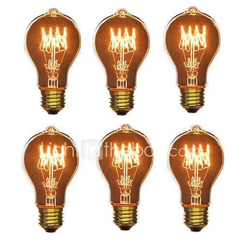 6Pcs 40W E26E27 A60 A19 Warm Wit 2200 2700 K Retro Dimbaar Decoratief Gloeilamp Vintage Edison 220 240V huismerk kopen in de aanbieding 6Pcs 40W E26E27 A60 A19 Warm Wit 2200 2700 K Retro Dimbaar Decoratief Gloeilamp Vintage Edison 220 240V huismerk kopen in de aanbieding