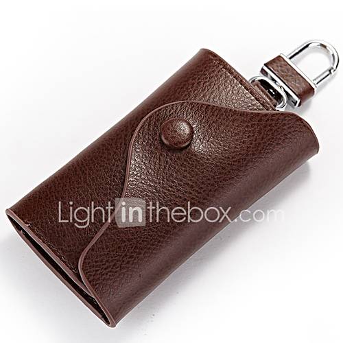 Leer Sleutelhouder Knopen Bruin Hemelsblauw Donker Rood huismerk kopen in de aanbieding