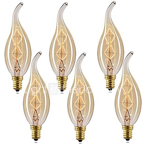 6Pcs 40 W E14 C35L Warm Wit 2200 2700 K Retro Dimbaar Decoratief Gloeilamp Vintage Edison 220 240 huismerk kopen in de aanbieding 6Pcs 40 W E14 C35L Warm Wit 2200 2700 K Retro Dimbaar Decoratief Gloeilamp Vintage Edison 220 240 huismerk kopen in de aanbieding