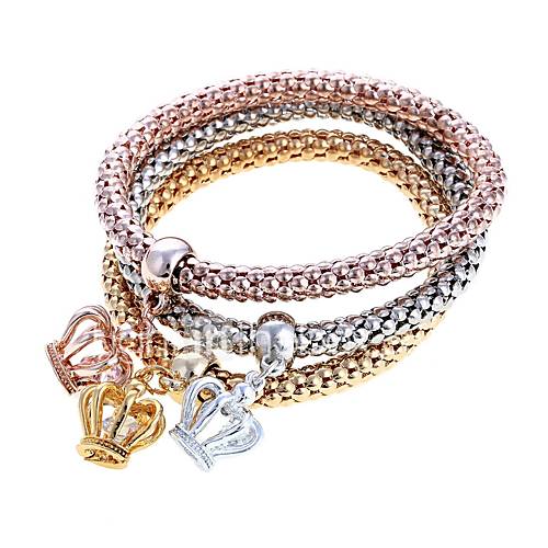 3 Stuks Dames Bedelarmbanden Kroon Modieus Armbanden Sieraden Regenboog Voor Feest Lahja huismerk kopen in de aanbieding 3 Stuks Dames Bedelarmbanden Kroon Modieus Armbanden Sieraden Regenboog Voor Feest Lahja huismerk kopen in de aanbieding