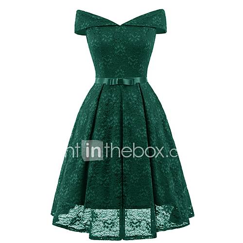 Dames Uitgaan Vintage Slank Wijd Uitlopend Jurk Effen Schouderafhangend Diepe V Hals Tot De Knie Hoge Taille huismerk kopen in de aanbieding Dames Uitgaan Vintage Slank Wijd Uitlopend Jurk Effen Schouderafhangend Diepe V Hals Tot De Knie Hoge Taille huismerk kopen in de aanbieding