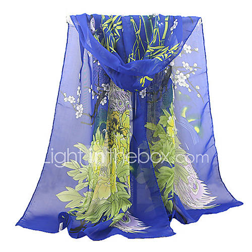Dames Standaard Netstof Polyester Chiffon Print Rechthoekig huismerk kopen in de aanbieding Dames Standaard Netstof Polyester Chiffon Print Rechthoekig huismerk kopen in de aanbieding
