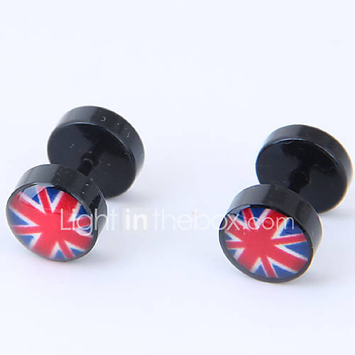 Dames Oorknopjes Titanium Staal Oorbellen De Union Jack Europees Modieus Sieraden Zwart Voor Causaal Dagelijks huismerk kopen in de aanbieding Dames Oorknopjes Titanium Staal Oorbellen De Union Jack Europees Modieus Sieraden Zwart Voor Causaal Dagelijks huismerk kopen in de aanbieding