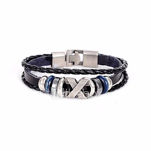 Heren Armband Armbanden Sieraden Zwart Voor Dagelijks Club huismerk kopen in de aanbieding