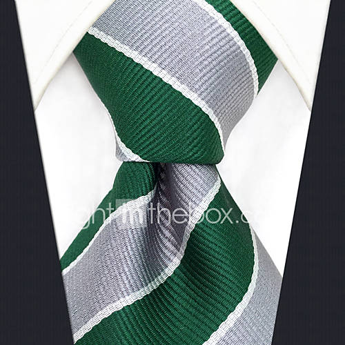 Heren Feest Werk Gestreept Kleurenblok Jacquard Stropdas huismerk kopen in de aanbieding
