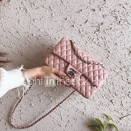 Dames Tassen Pu Schoudertas Knopen Zwart Rood Blozend Roze huismerk kopen in de aanbieding