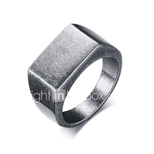 Heren Meetkundig Bandring Zegelring Roestvrij Staal Modieus Modieuze Ringen Sieraden Grijs Voor Straat Werk 8 9 10 11 12 huismerk kopen in de aanbieding Heren Meetkundig Bandring Zegelring Roestvrij Staal Modieus Modieuze Ringen Sieraden Grijs Voor Straat Werk 8 9 10 11 12 huismerk kopen in de aanbieding