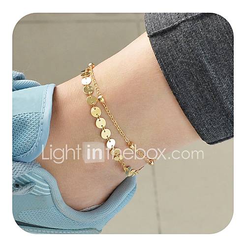 Dames Enkelring Vintage Sieraden Goud Zilver Voor Dagelijks Feestdagen huismerk kopen in de aanbieding