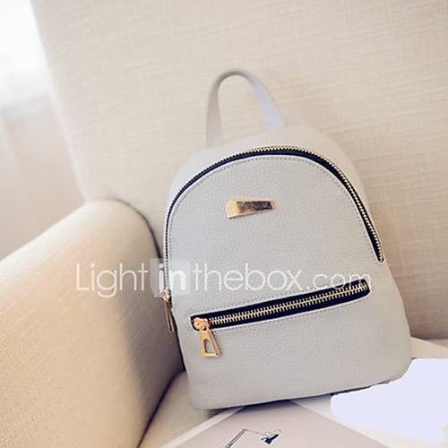 Dames Tassen Pu Nahka Rugzak Rits Geometrisch Zwart Blozend Roze Grijs huismerk kopen in de aanbieding