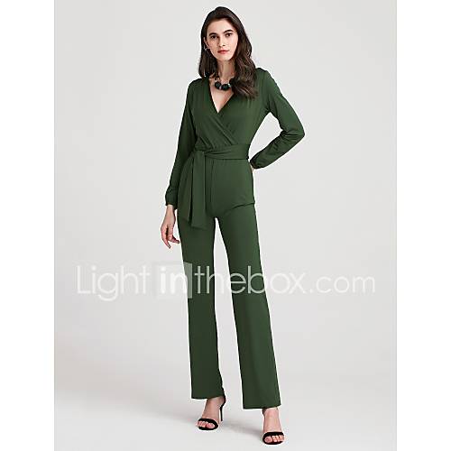 Dames Feestdagen Casual Dagelijks Club Street Chic Diepe V Hals Marineblauw Leger Groen Marine Blauw Breedbeen Jumpsuit Effen M L Xl Hoge Taille Lange Mouw Lente Herfst Slank huismerk kopen in de aanbieding Dames Feestdagen Casual Dagelijks Club Street Chic Diepe V Hals Marineblauw Leger Groen Marine Blauw Breedbeen Jumpsuit Effen M L Xl Hoge Taille Lange Mouw Lente Herfst Slank huismerk kopen in de aanbieding