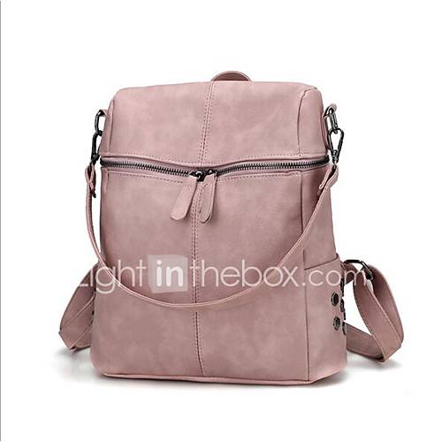 Dames Tassen Pu Rugzak Rits Blozend Roze Beige Grijs huismerk kopen in de aanbieding