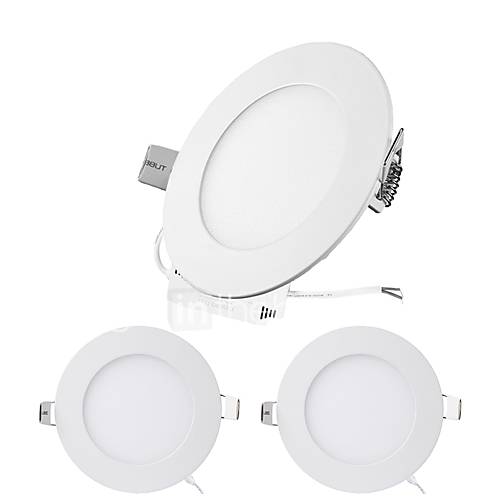 Zdm 3 Stks 6 W Ronde Platte Led Paneel Licht Lampultra Dunne Verzonken Plafondlamp Natuurlijke Wit Koud Warm Ac85 265V huismerk kopen in de aanbieding